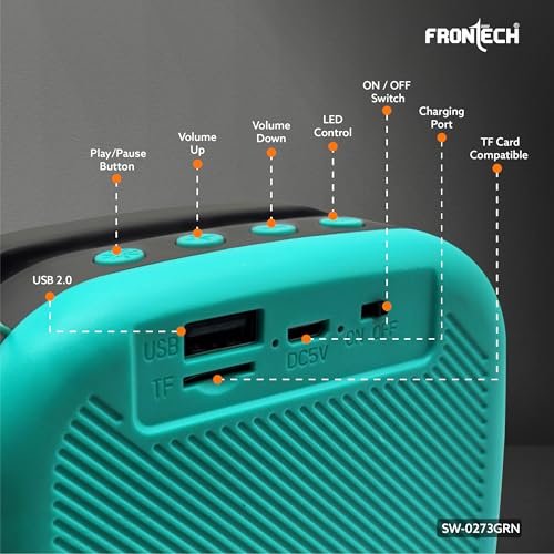 FRONTECH 15W Portable Wireless Multimedia