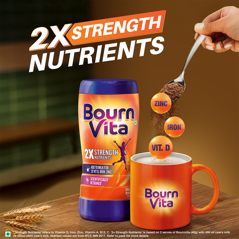BOURNVITA Chocolate Nutrition Drink (1500 g) - Image 4