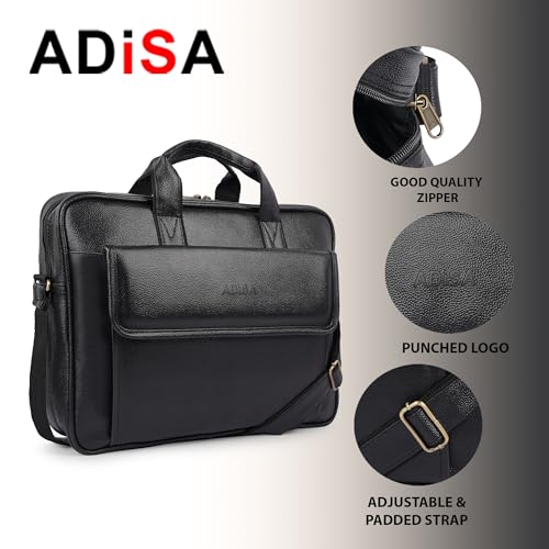 ADISA Laptop Messenger Office Bag Briefcase for Work for Men (LB6052) - Image 3