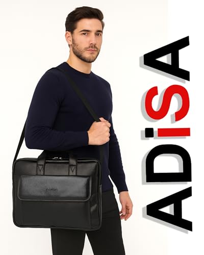 ADISA Laptop Messenger Office Bag Briefcase for Work for Men (LB6052) - Image 6