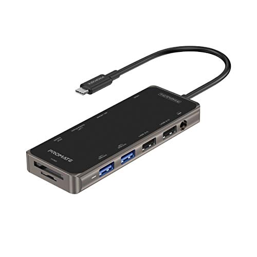 Promate USB C Hub, 11