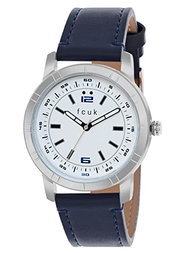 FCUK Analog White Dial Watch for Men - FK00012E - Image 2