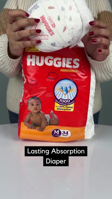 Huggies Comfy Baby Diaper Pants