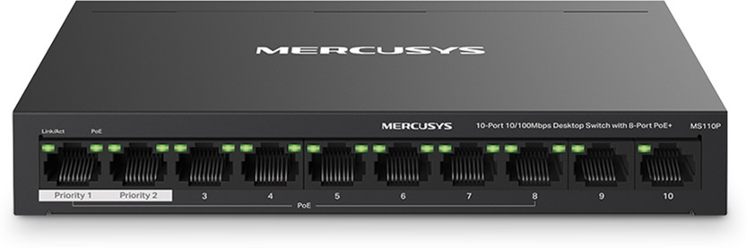 Mercusys MS106LP 6 Ports 100 Mbps Unmanaged Network Switch (Black...more