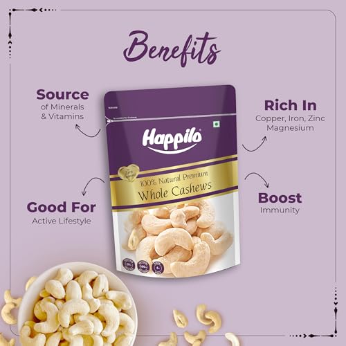 Happilo Premium Natural Whole Cashews