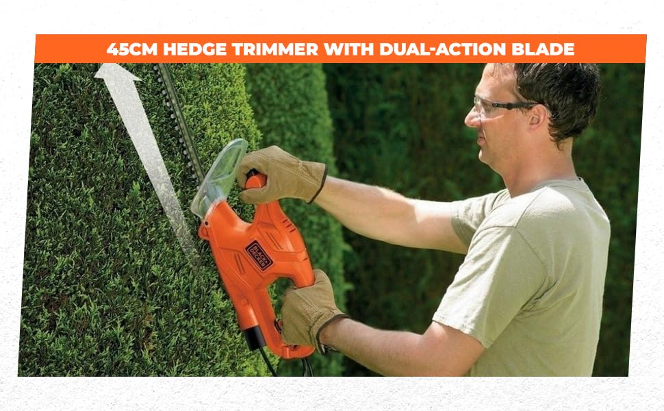 BLACK+DECKER GT4245-B1 Corded 420W Hedge