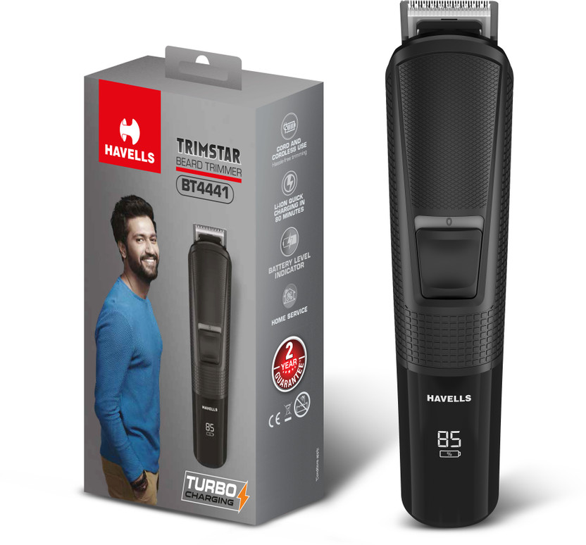 HAVELLS BT4441 Trimmer 120 min Runtime 9 Length Settings (Black)