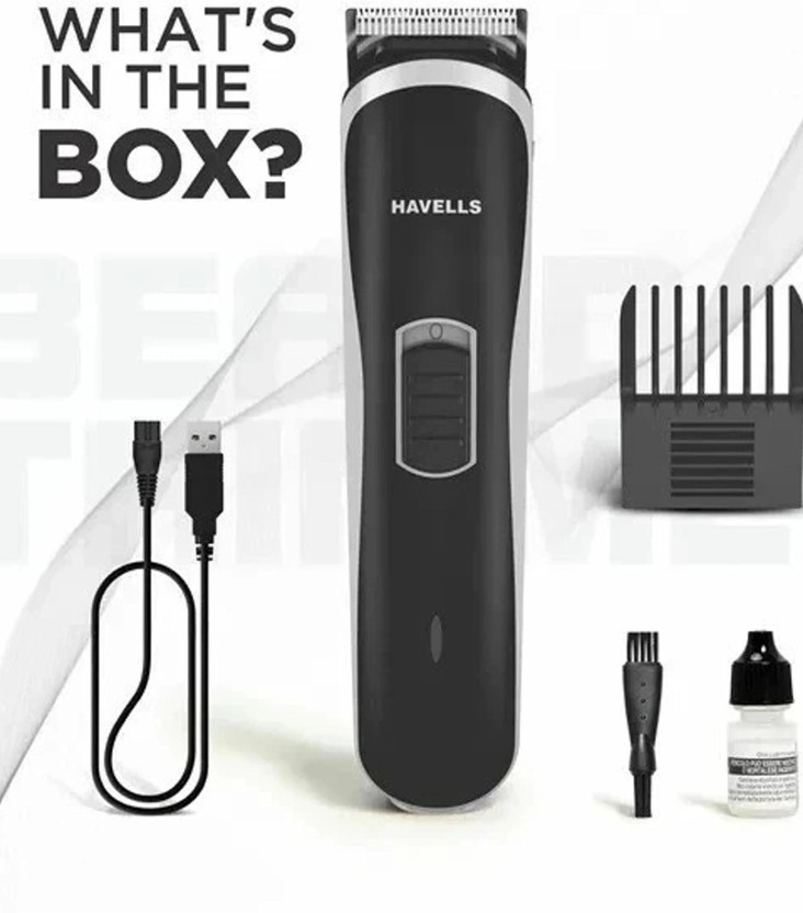 HAVELLS 5001 Trimmer 24 min Runtime 5 Length Settings (White) - Image 10
