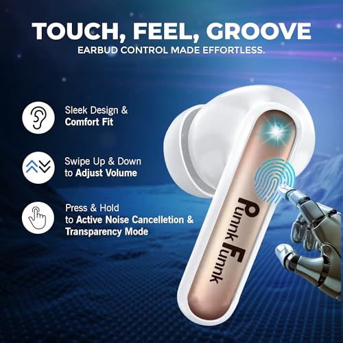 PunnkFunnk FusionBeat Wireless Earbuds 40H