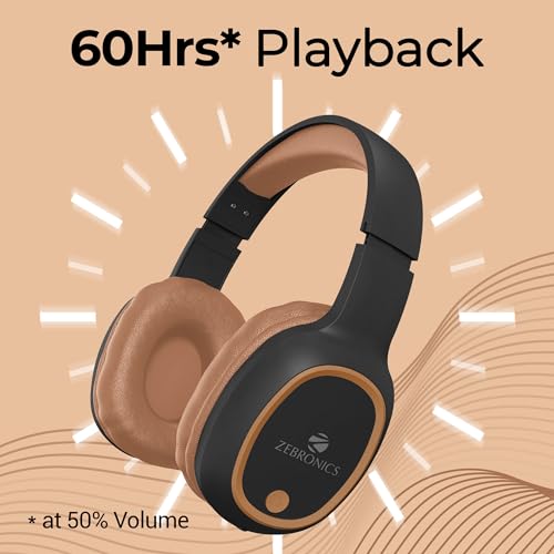 ZEBRONICS Thunder Wireless Headphones, BT