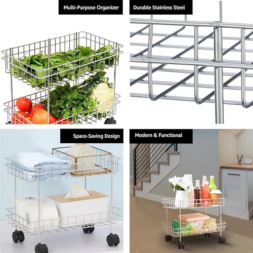 Amazon Brand - Solimo 2-Tier