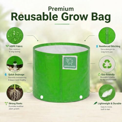 GREENSHEEP HDPE Grow Bag Heavy