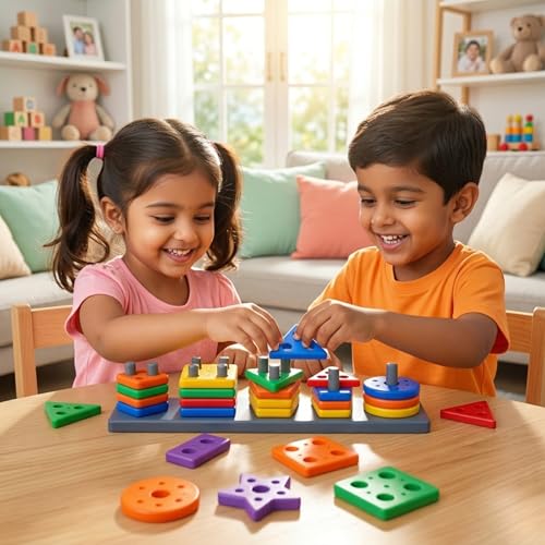 Kids Mandi® Geometric Shape Sorter