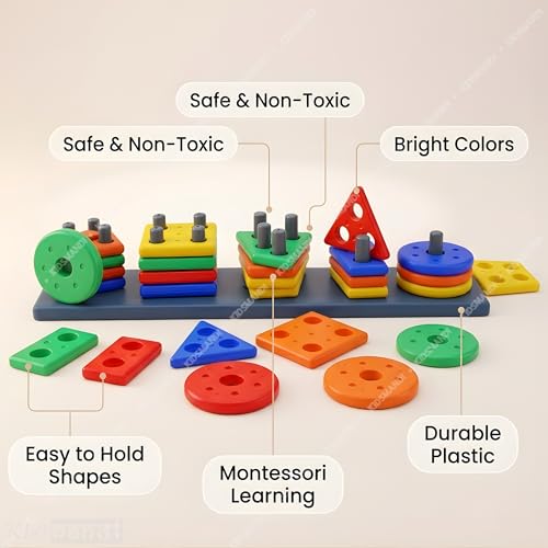 Kids Mandi® Geometric Shape Sorter