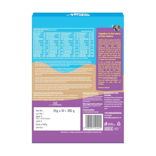 Yogabar Protein Bar Combo, 16
