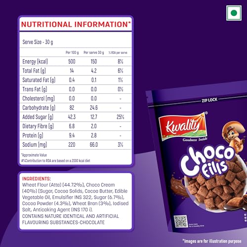 Kwality Choco Fills 250g