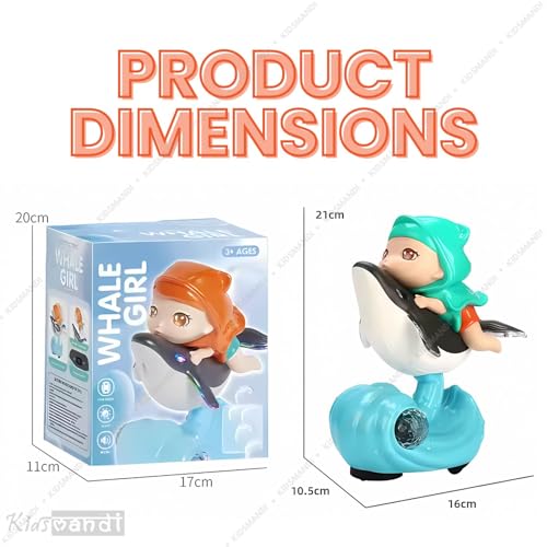 Kids Mandi Musical Whale Toy