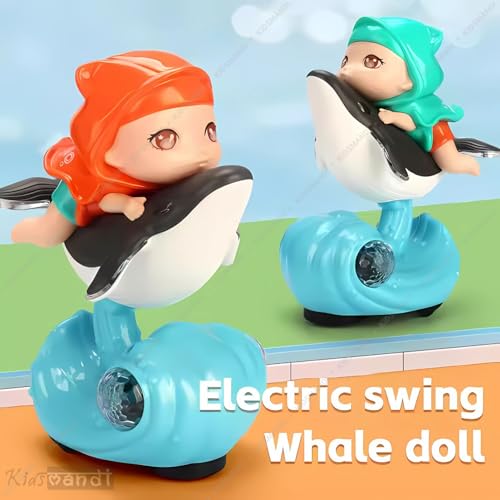 Kids Mandi Musical Whale Toy