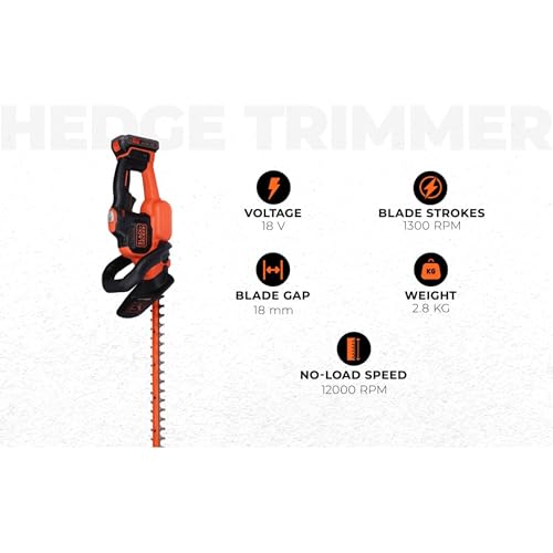 BLACK+DECKER GTC18502PCF Cordless Hedge Trimmer