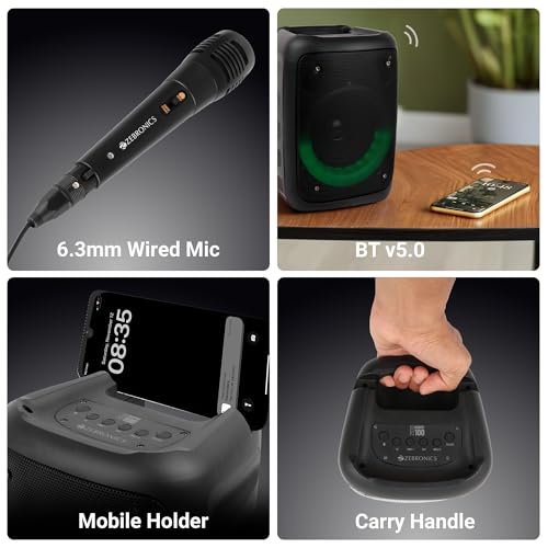 ZEBRONICS 20W Portable Bluetooth Speaker