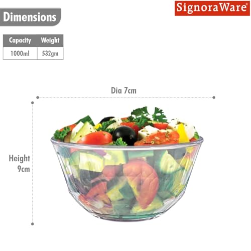SignoraWare Prism Brorsilicate Glass Serving