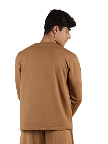 CHKOKKO Men's Terry Cotton Loose
