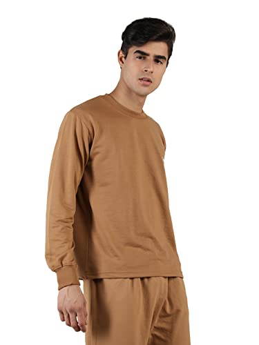 CHKOKKO Men's Terry Cotton Loose