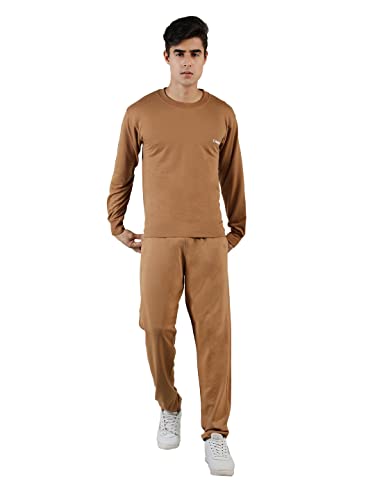 CHKOKKO Men's Terry Cotton Loose