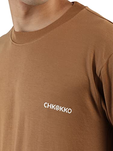 CHKOKKO Men's Terry Cotton Loose