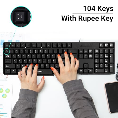 Zebronics Wired Keyboard and Mouse