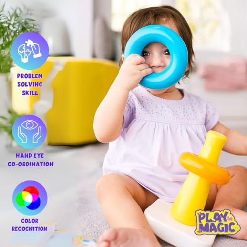 PlayMagic Rainbow Rocking Ring Stacker