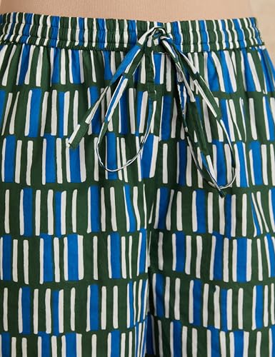 Amazon Brand - Myx Cotton Palazzos,PAG 207_Black Blue_XS - Image 4