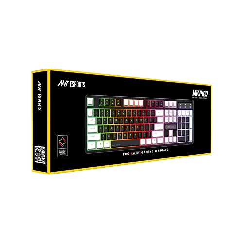 Ant Esports KM1400 Pro Backlit Membrane Gaming Keyboard - Image 4