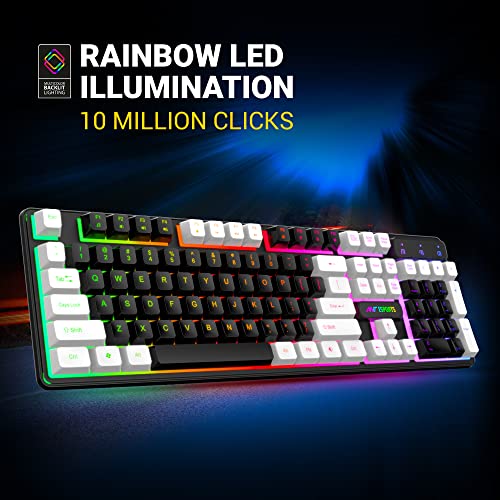 Ant Esports KM1400 Pro Backlit Membrane Gaming Keyboard - Image 5
