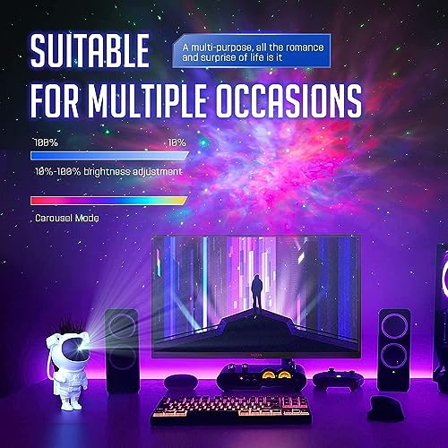 Desidiya® Astronaut Star Projector Galaxy