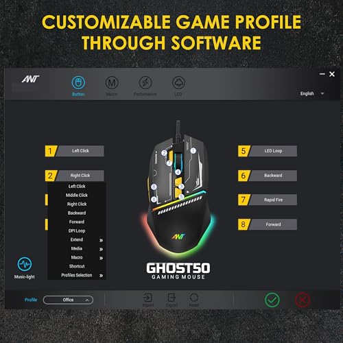 Ant Ghost 50 RGB Gaming