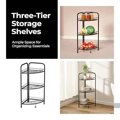Lifelong 3-Tier Corner Shelf Rack