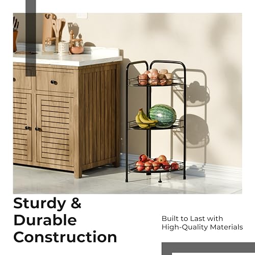 Lifelong 3-Tier Corner Shelf Rack