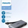 PHILIPS 5 in 1 USB DLK5528C/00 USB Hub (Grey) - Image 3