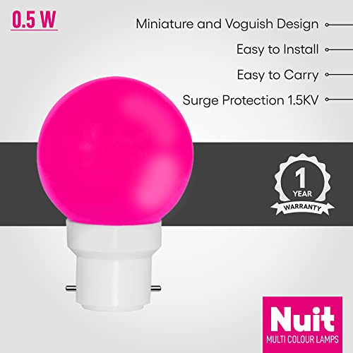 FYBROS Nuit-Lamp Pink 0.5 Watt