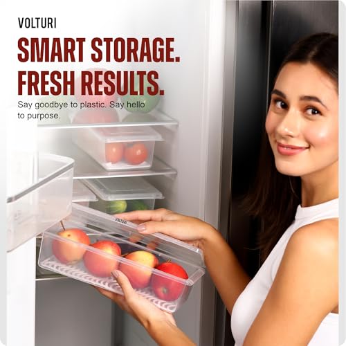 VOLTURI Fridge Storage Containers, Fridge