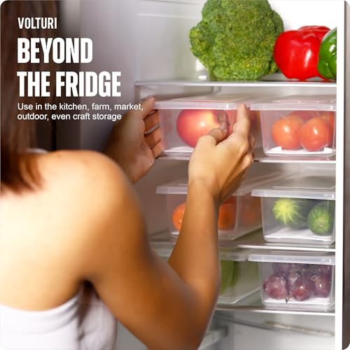 VOLTURI Fridge Storage Containers, Fridge