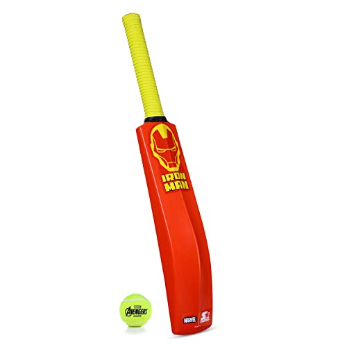 Starter Iron Man Cricket Bat and Ball Set Size 4 Multicolour, 3Y+