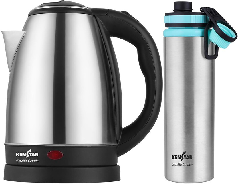Kenstar ESTELLA COMBO 1.8 Electric Kettle (1.8 L, Stainless Steel...more