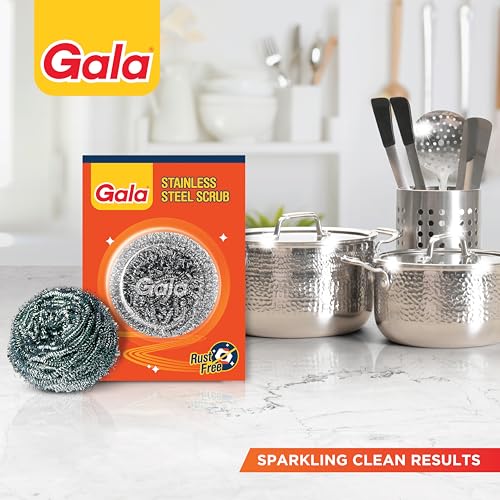 Gala Steel Scrubber Combo Set (Pack of 6) - Image 3