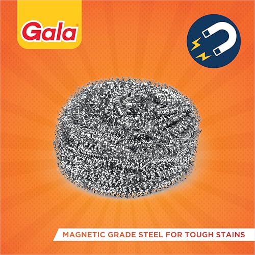 Gala Steel Scrubber Combo Set (Pack of 6) - Image 6