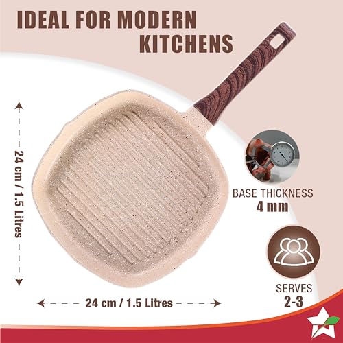 Wonderchef Duralife Die-cast Non-Stick Grill