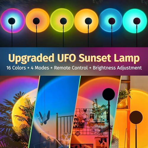 REFULGIX 16-Color 360° Rotating Sunset