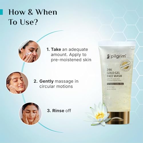 Pilgrim 24k Gold Gel Facewash