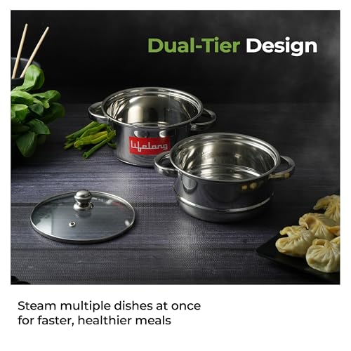 Lifelong 2-Tier Steamer/Momo/Modak Maker